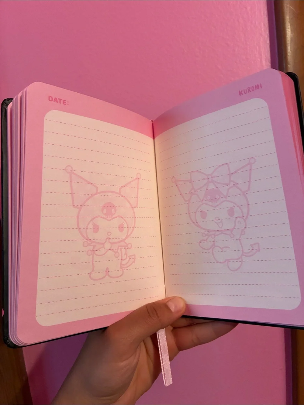 Hello Kitty black notebook